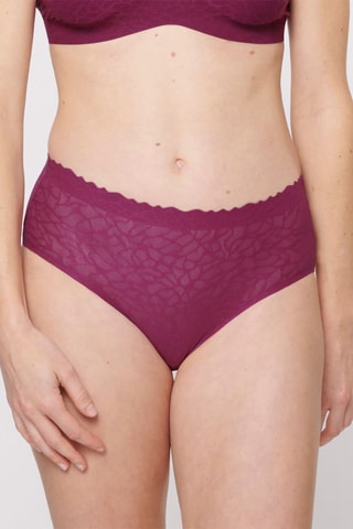 Culotte Zero Feel Lace - Lie-de-vin - Rose