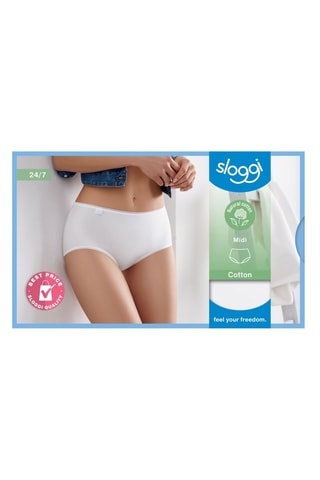 Shorty Cotton Midi - Blanc - Blanc