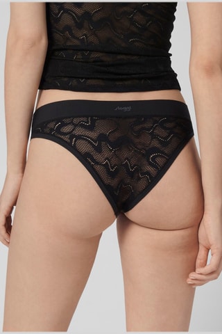 Tanga GO Allround Lace Mini - Noir - Noir