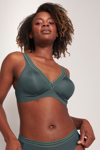 Soutien-gorge Body Adapt - Noir - Vert foncé