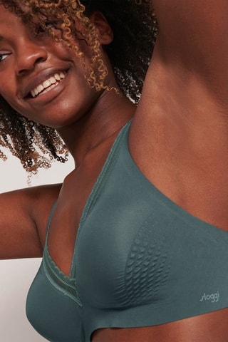 Soutien-gorge Body Adapt - Noir - Vert foncé