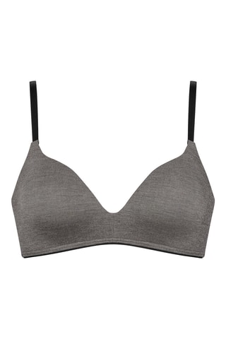 Soutien-gorge ampliforme Wow Embrace P - Gris foncé chiné et noir - Gris