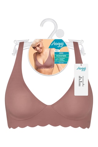 Brassière Zero Microfibre - Marron