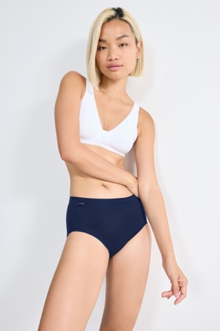 4 culottes Basic+  - Blanc et bleu