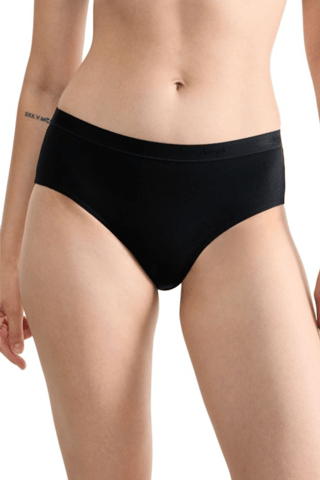 Culotte en coton biologique Go Casual  - Noir
