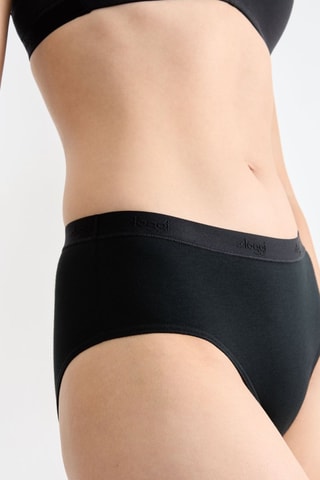 Culotte en coton biologique Go Casual  - Noir
