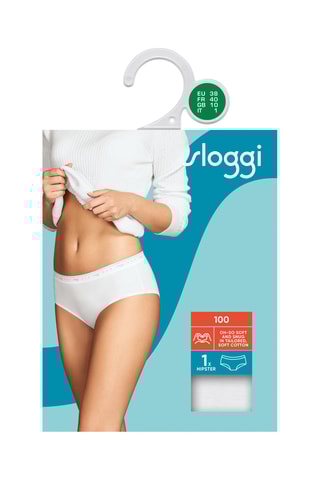 Culotte Blanc - Blanc et bleu