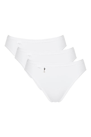 3 culottes Basic Pearl - Blanc - Blanc