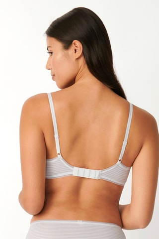 Soutien-gorge sans armatures Ever Fresh Plus N - Blanc - Noir et blanc