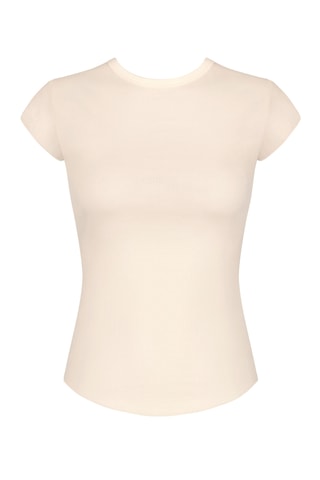 T-shirt GO Ribbed - Blanc
