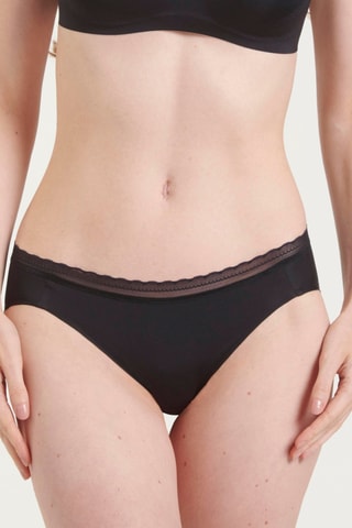 Culotte Body Adapt Rose - Blanc et noir