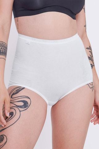 4 culottes taille haute Basic+ Maxi - Multicolore