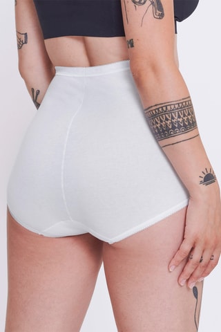 4 culottes taille haute Basic+ Maxi - Multicolore