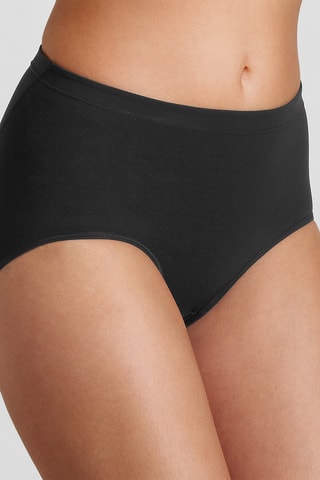 Culotte taille haute Shape H Maxi - Blanc et noir