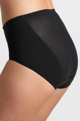 Culotte taille haute Shape H Maxi - Blanc et noir