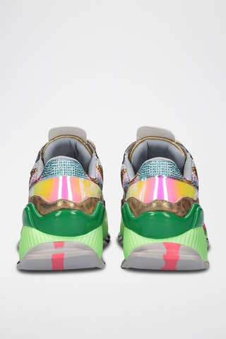 Baskets en cuir - Vert