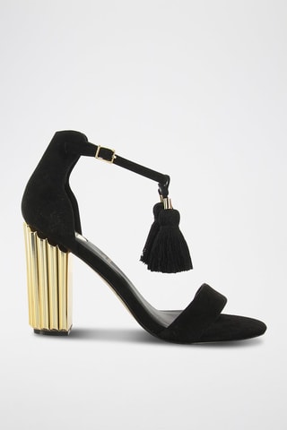 Sandales à talons - Noir