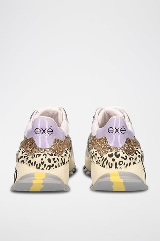 Baskets en cuir - Argenté