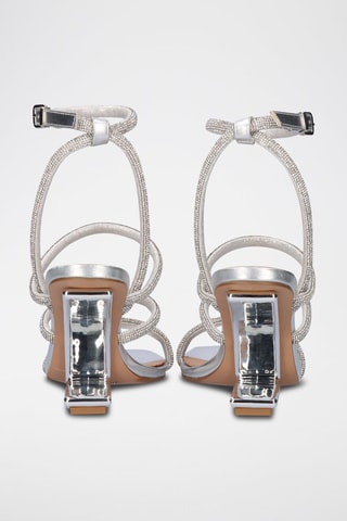 Sandales à talons - Argenté