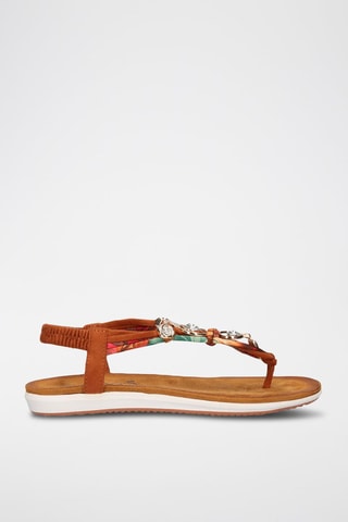 Sandales - Blanc et marron