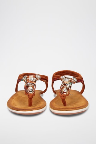 Sandales - Blanc et marron