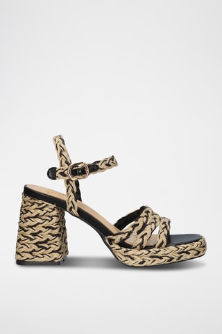 Sandales à talons - Noir