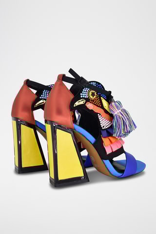 Sandales à talons - Bleu