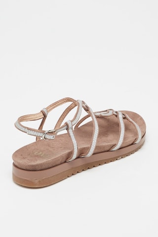 Sandales compensées - Taupe