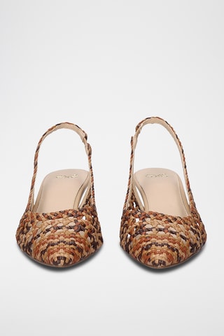 Escarpins - Beige et marron