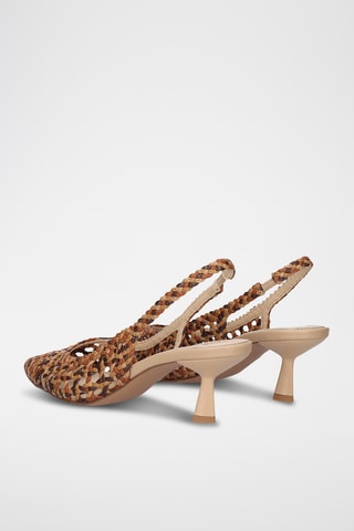 Escarpins - Beige et marron