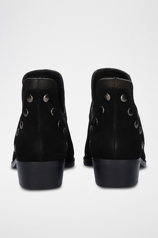 Bottines en nubuck - Noir