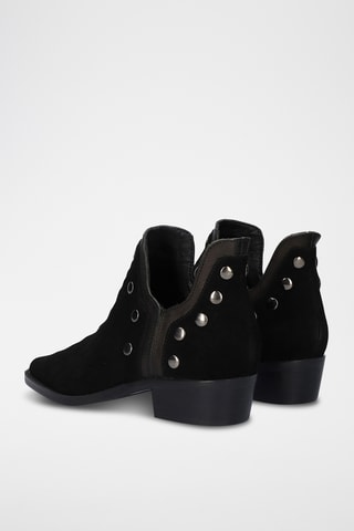 Bottines en nubuck - Noir