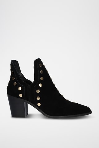 Bottines en cuir - Noir
