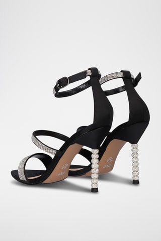 Sandales à talons - Noir