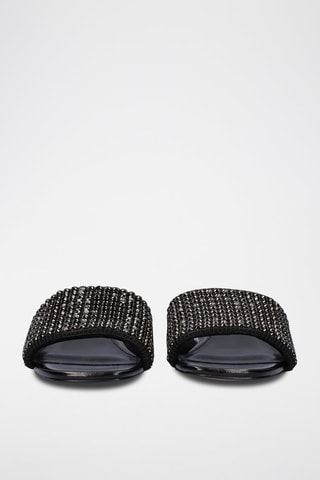 Mules à talons - Noir