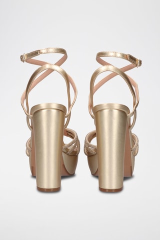Sandales à talons Ophelia - Doré