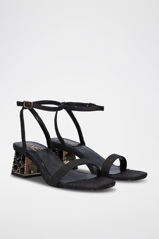 Sandales à talons - Noir