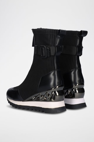 Bottines compensées - Noir