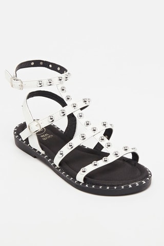 Sandales montantes - Blanc