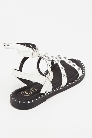 Sandales montantes - Blanc