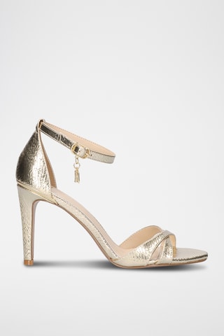 Sandales à talons - Doré