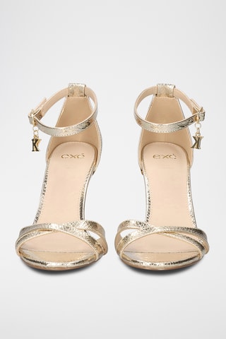 Sandales à talons - Doré