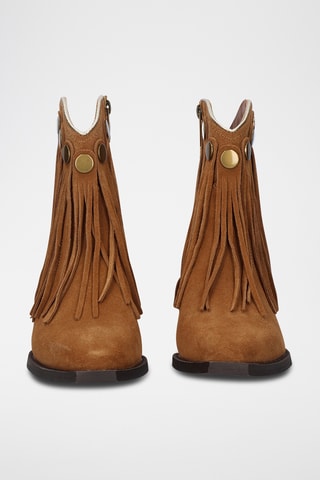 Bottines en nubuck - Camel