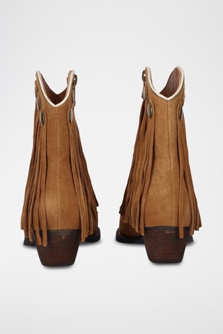 Bottines en nubuck - Camel