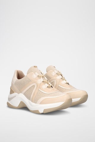 Baskets compensées - Beige