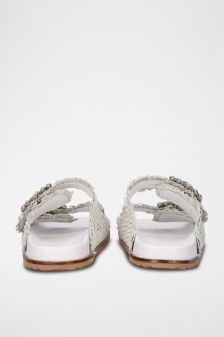 Mules en cuir - Blanc