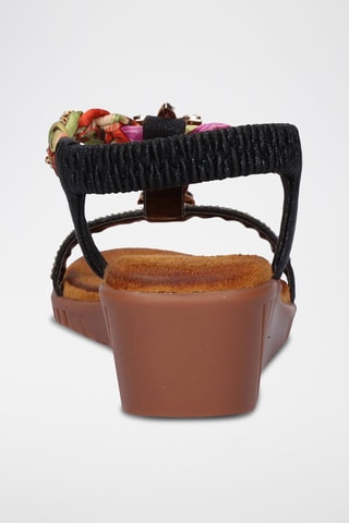 Sandales compensées - Noir