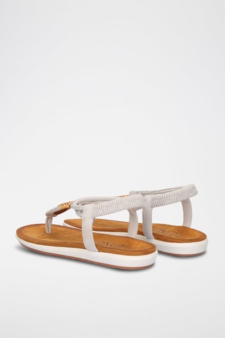 Sandales - Doré, argenté et marron