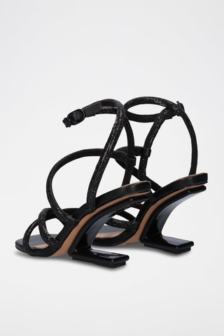 Sandales à talons - Noir