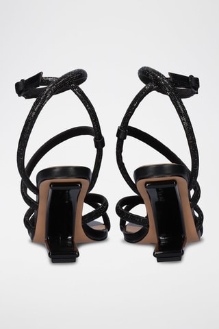 Sandales à talons - Noir